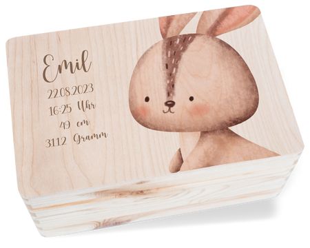 Holz Erinnerungsbox Baby