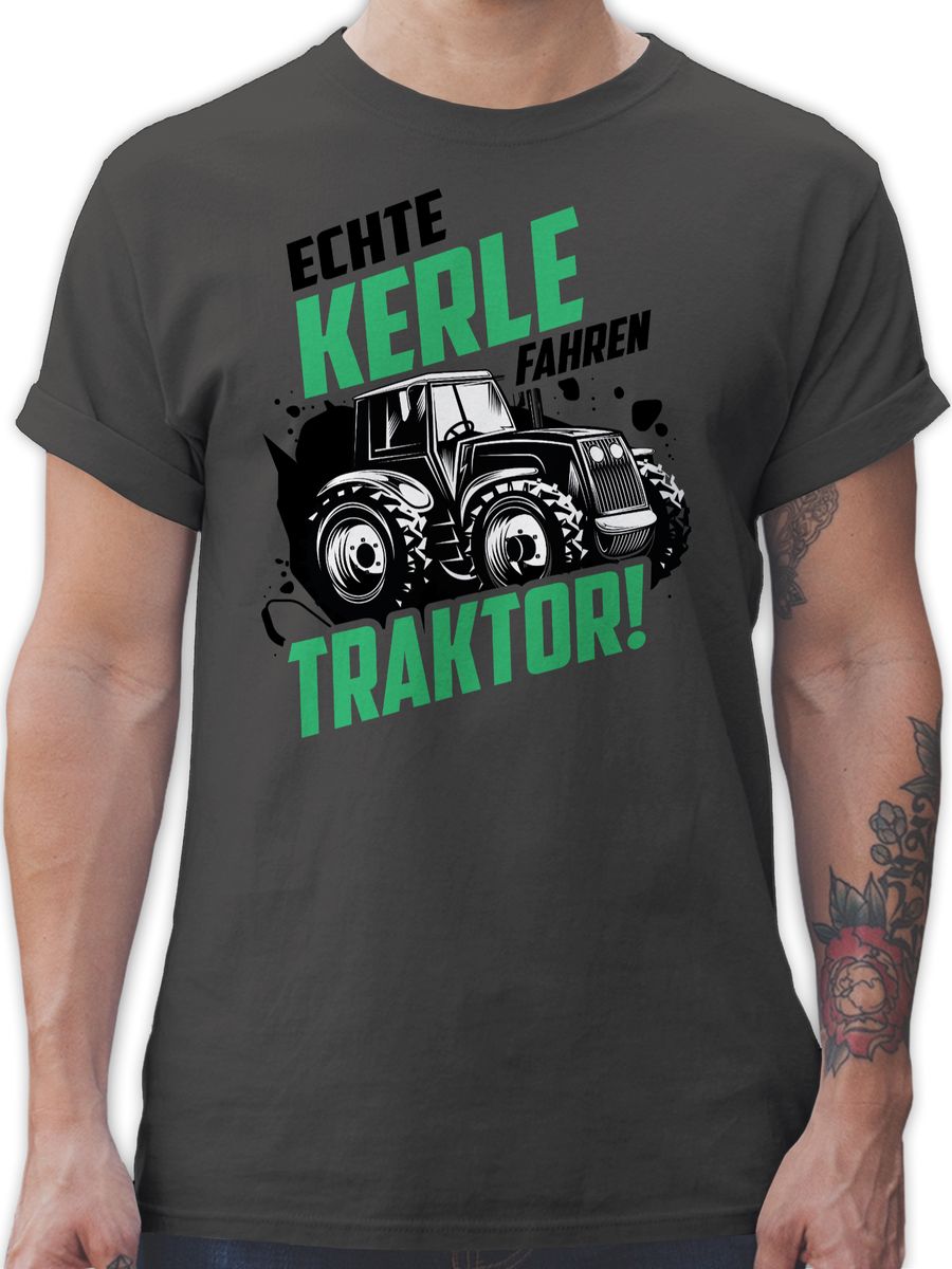 Echte Kerle fahren Traktor Trecker Landwirt Bauer Geschenk