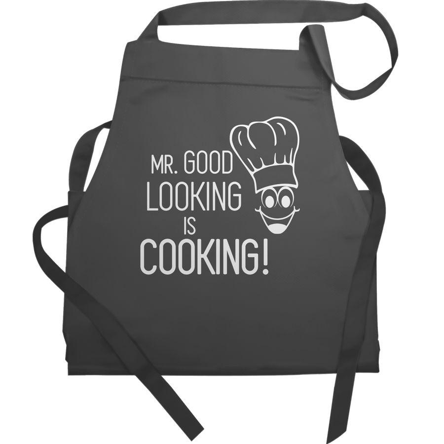 Mr. Good Looking is cooking