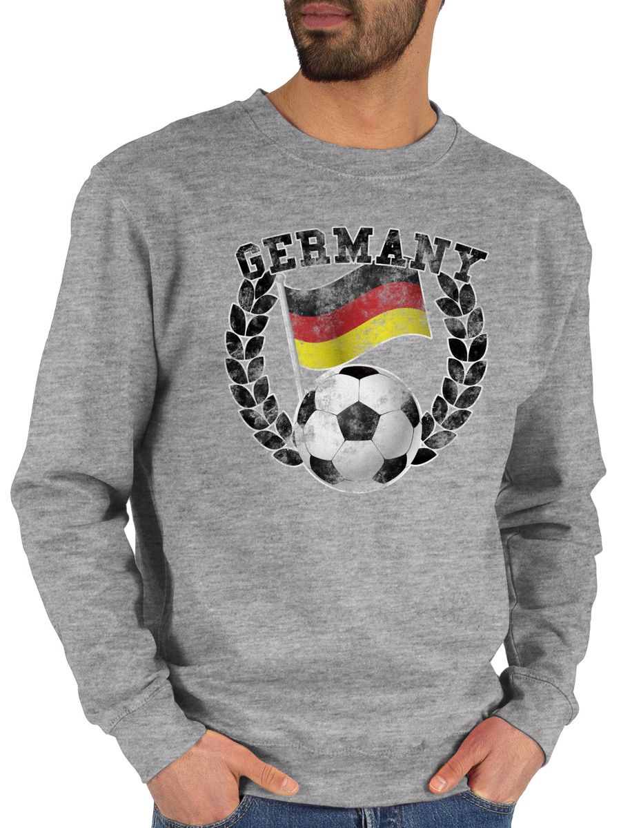 Germany Flagge & Fußball Vintage
