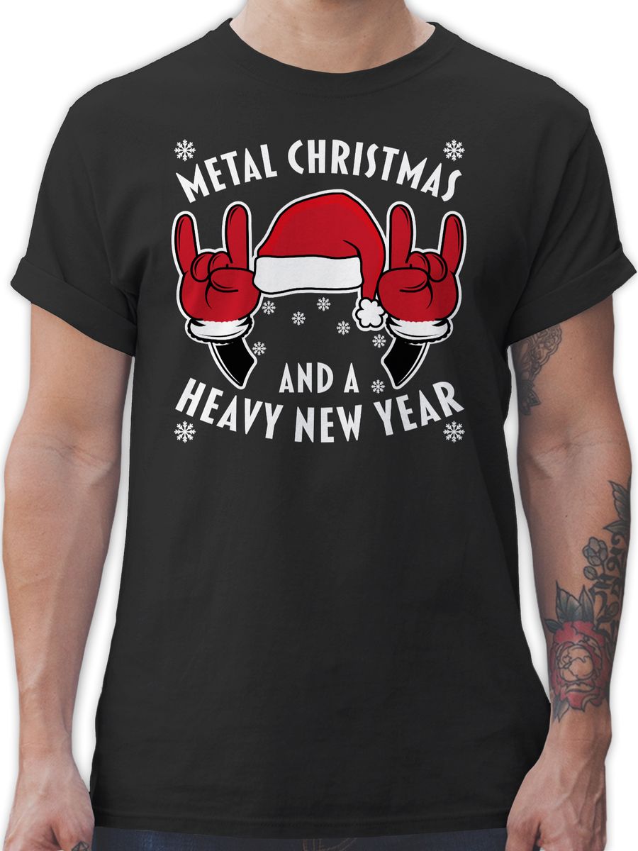 Metal Christmas and a Heavy New Year - weiß