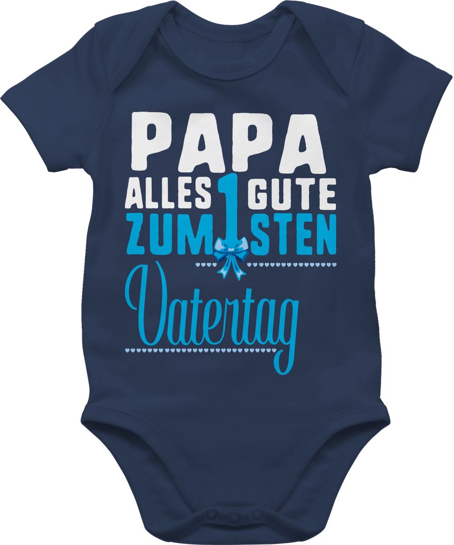 Papa alles Guten zum 1sten Vatertag blau