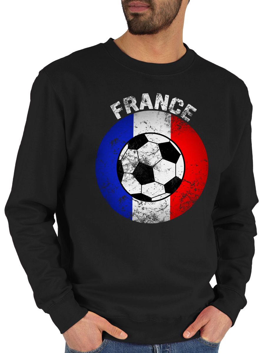 France Fußball Vintage Kreis