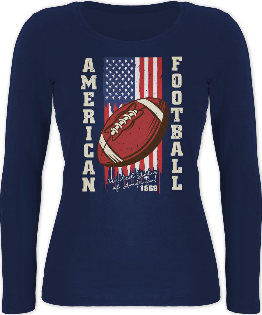 American Football Flagge - Vintage