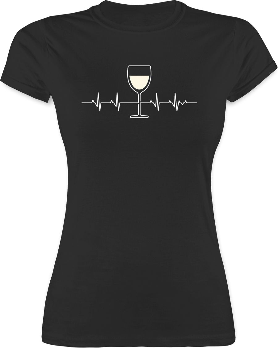 Herzschlag Weißwein Wein Vino Weinliebhaber 