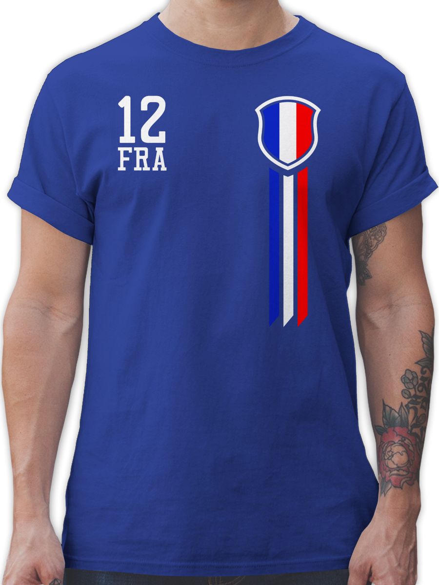 12. Mann Frankreich Fanshirt