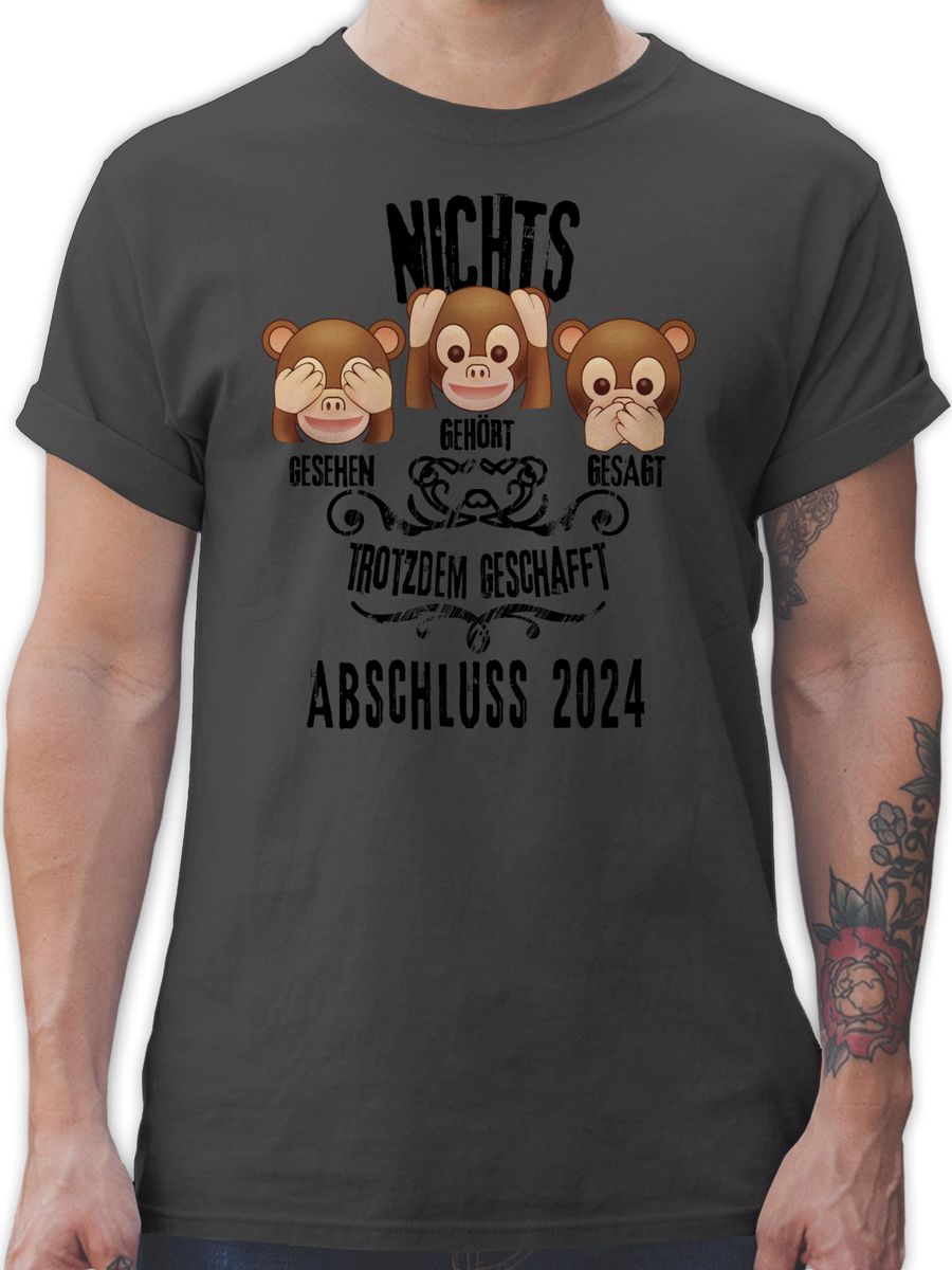 3 Affen Emoticons ABSCHLUSS 2024
