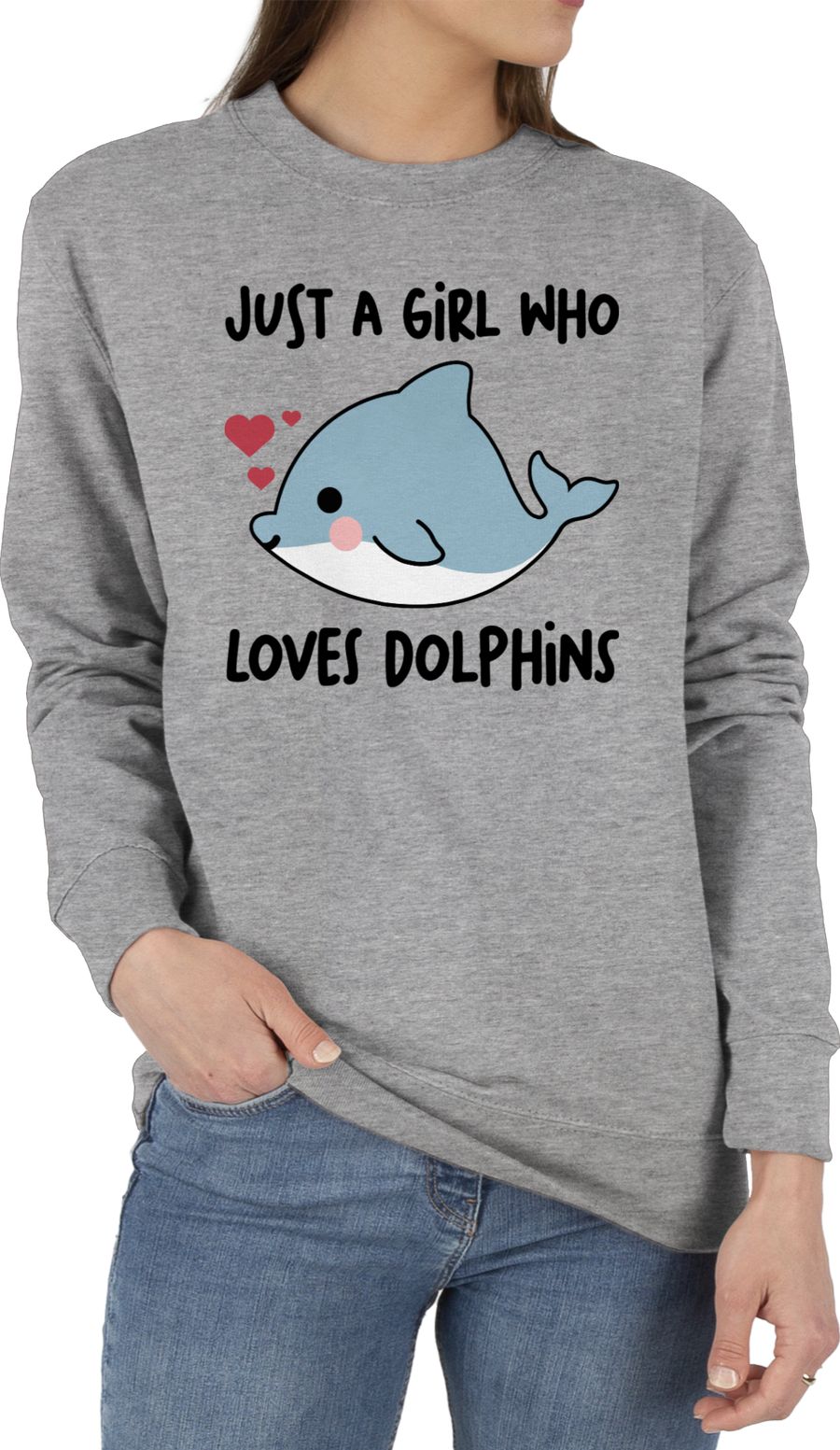Just a girl who loves dolphins