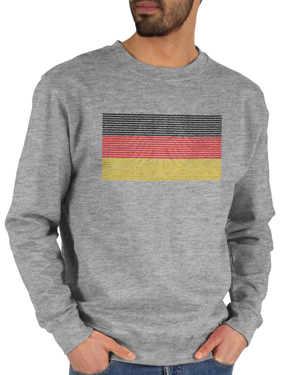 Deutschland Flagge Schrift