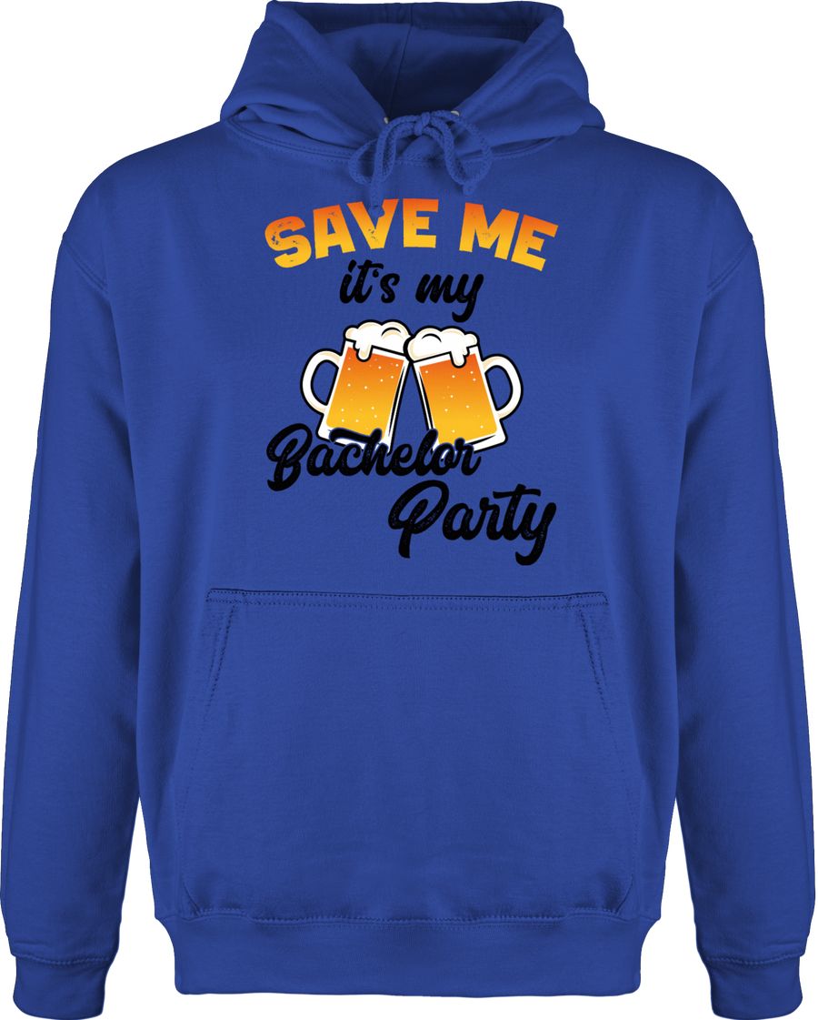Save me it's my Bachelor Party Bier schwarz