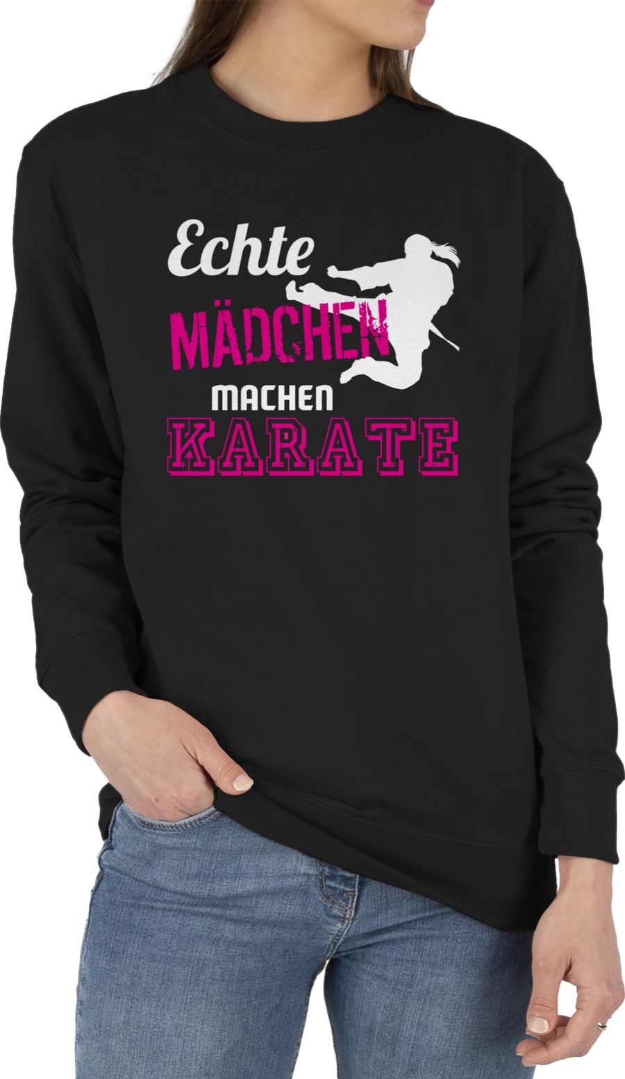 Echte Mädchen machen Karate