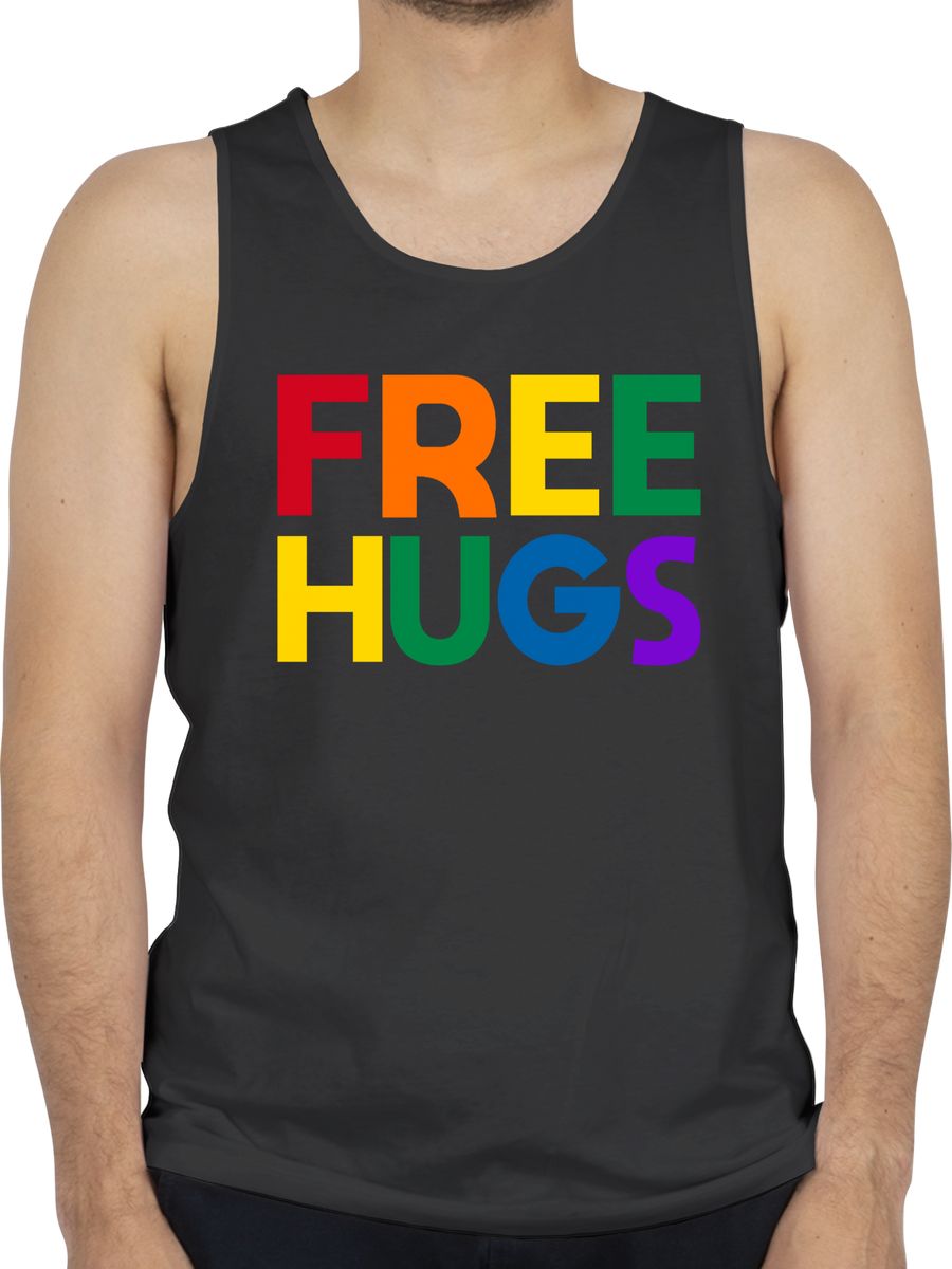 Free Hugs - Lettering Schriftzug
