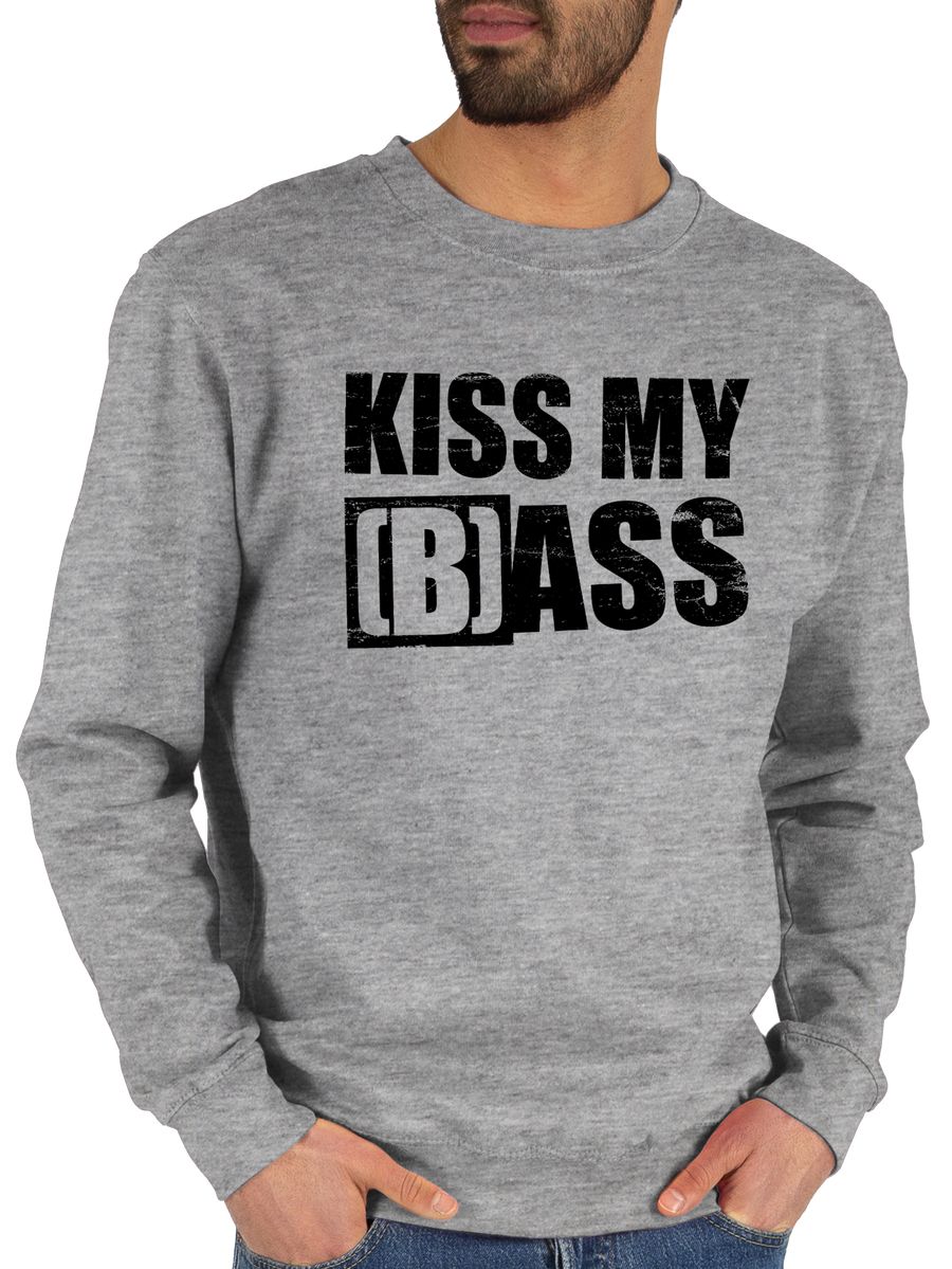 Kiss my (B)ASS - schwarz