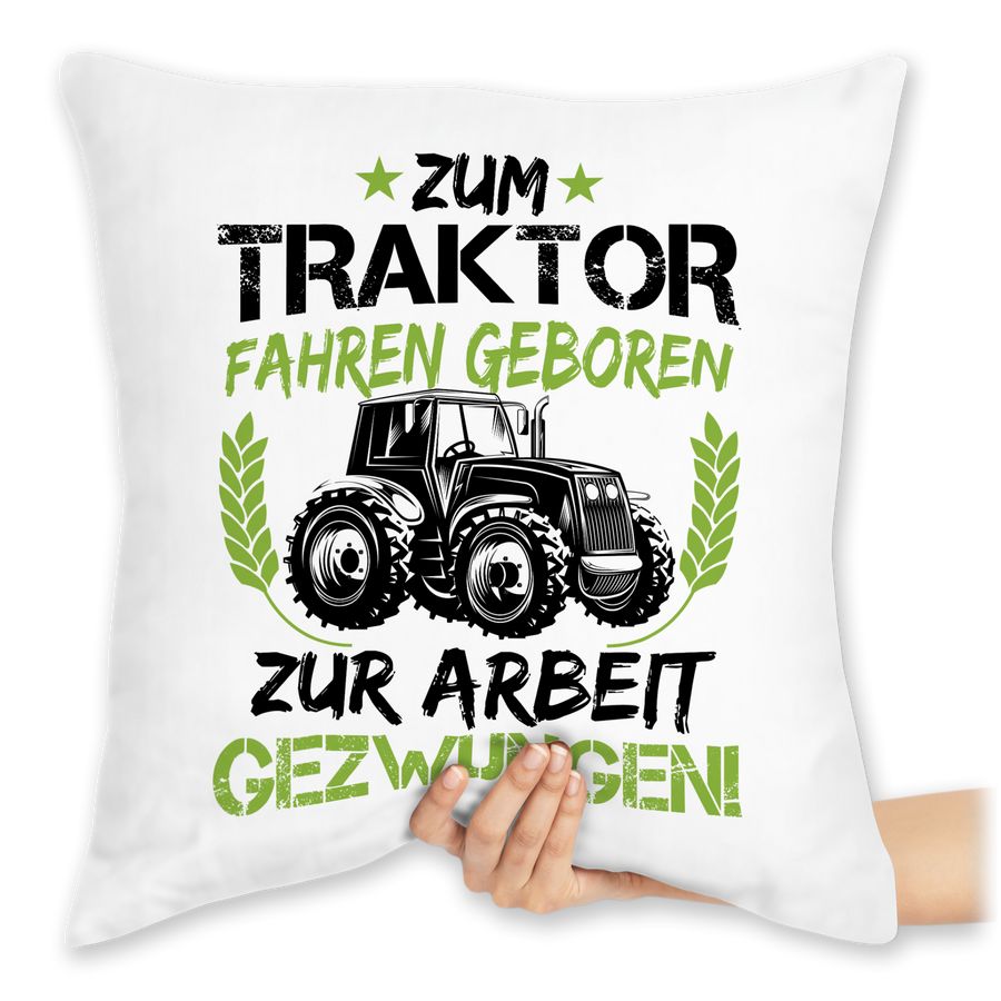 Zum Traktor fahren geboren - grün/schwarz