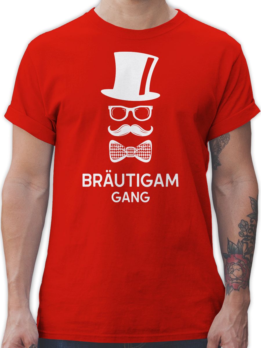 Bräutigam Gang Hipster Team Groom
