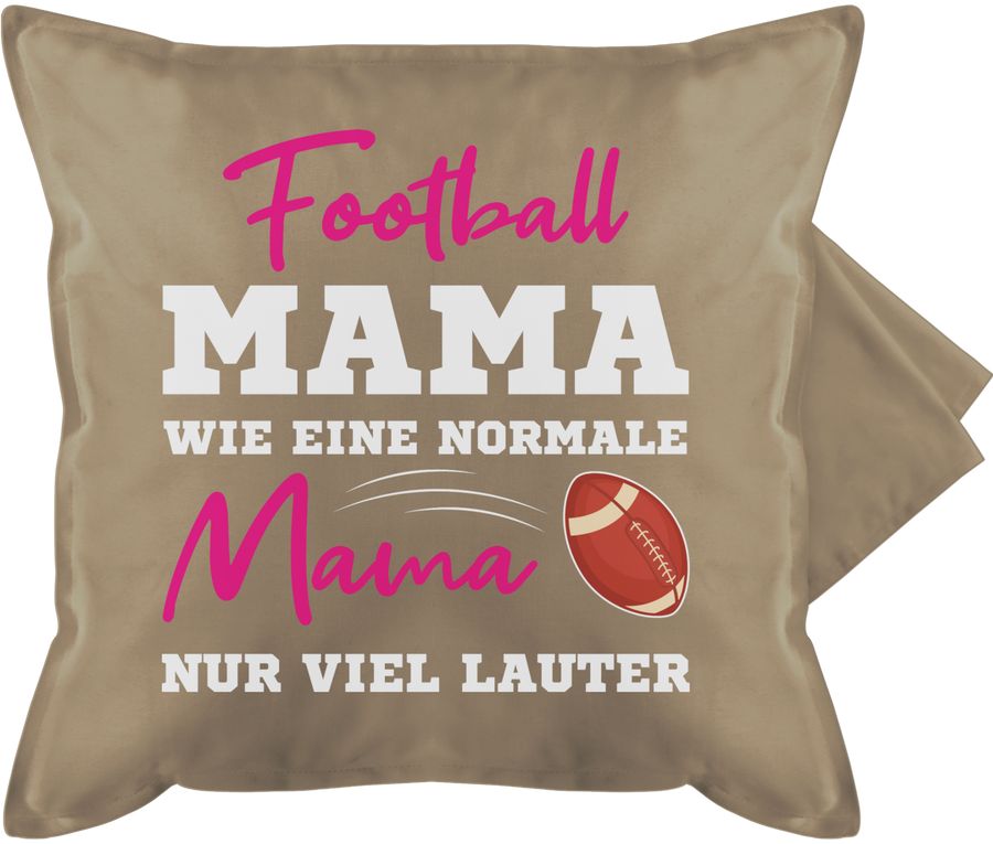 Football Mama wie eine normale Mama nur viel lauter weiß