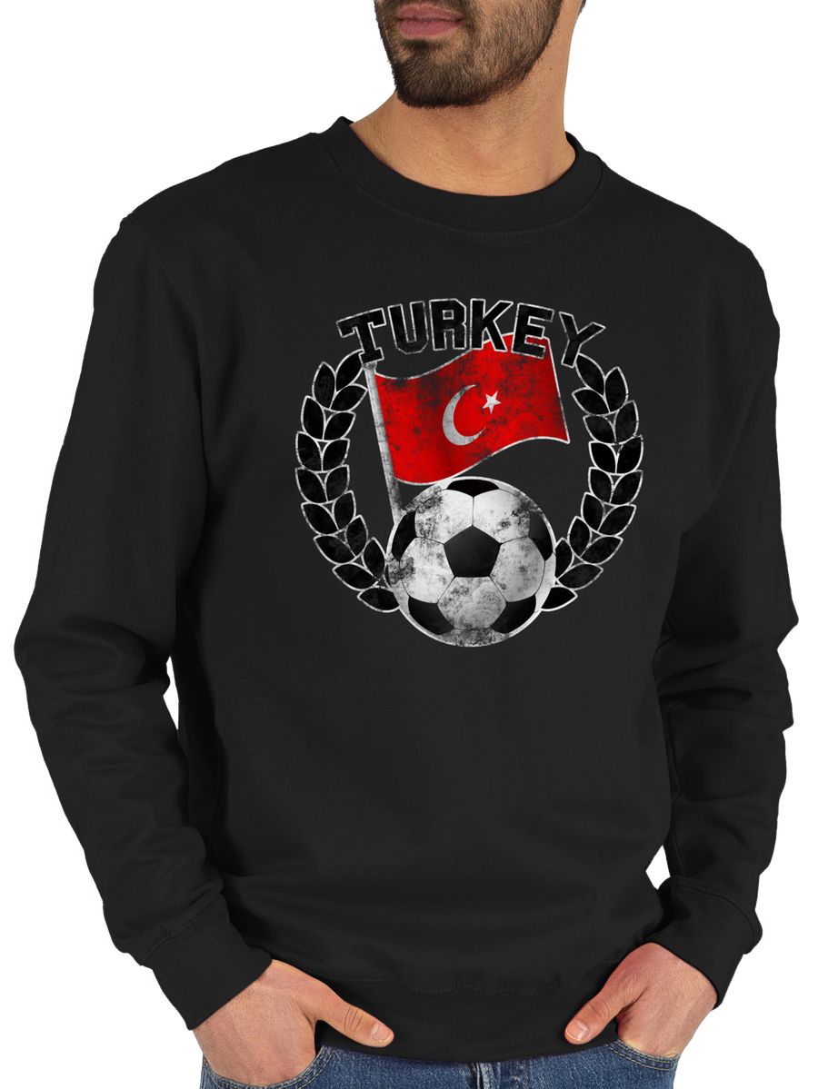 Turkey Flagge & Fußball Vintage