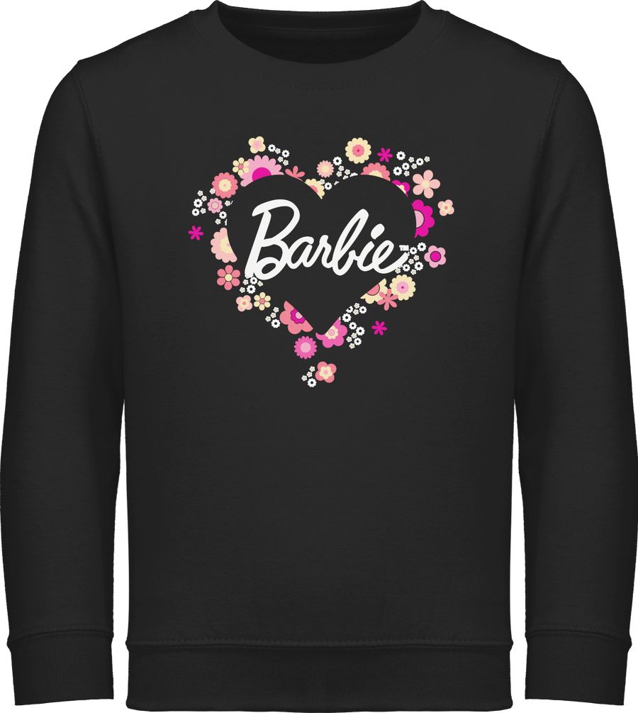 Barbie Logo Blumen weiß