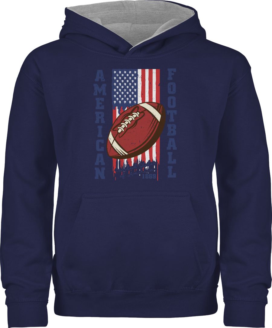 American Football Flagge - blau