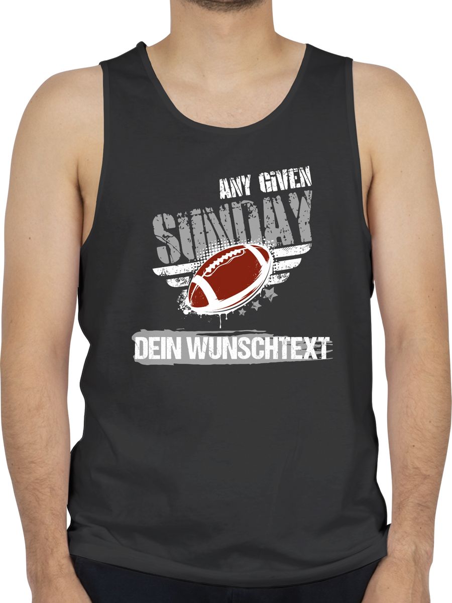 American Football Geschenk Any given Sunday Wunschtext Name Superbowl