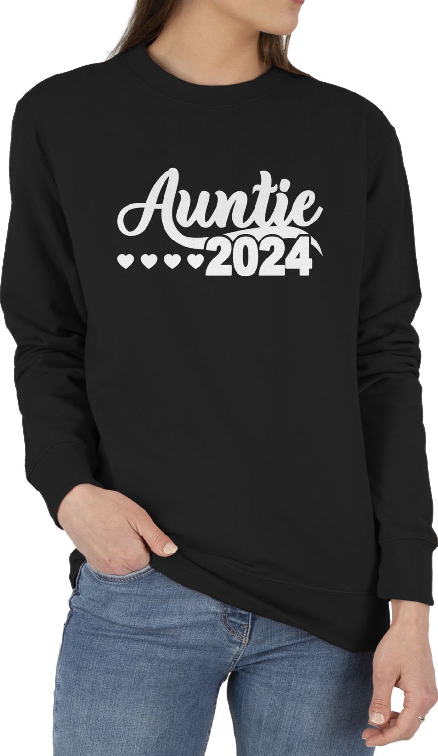 Auntie 2024 lettering - weiß