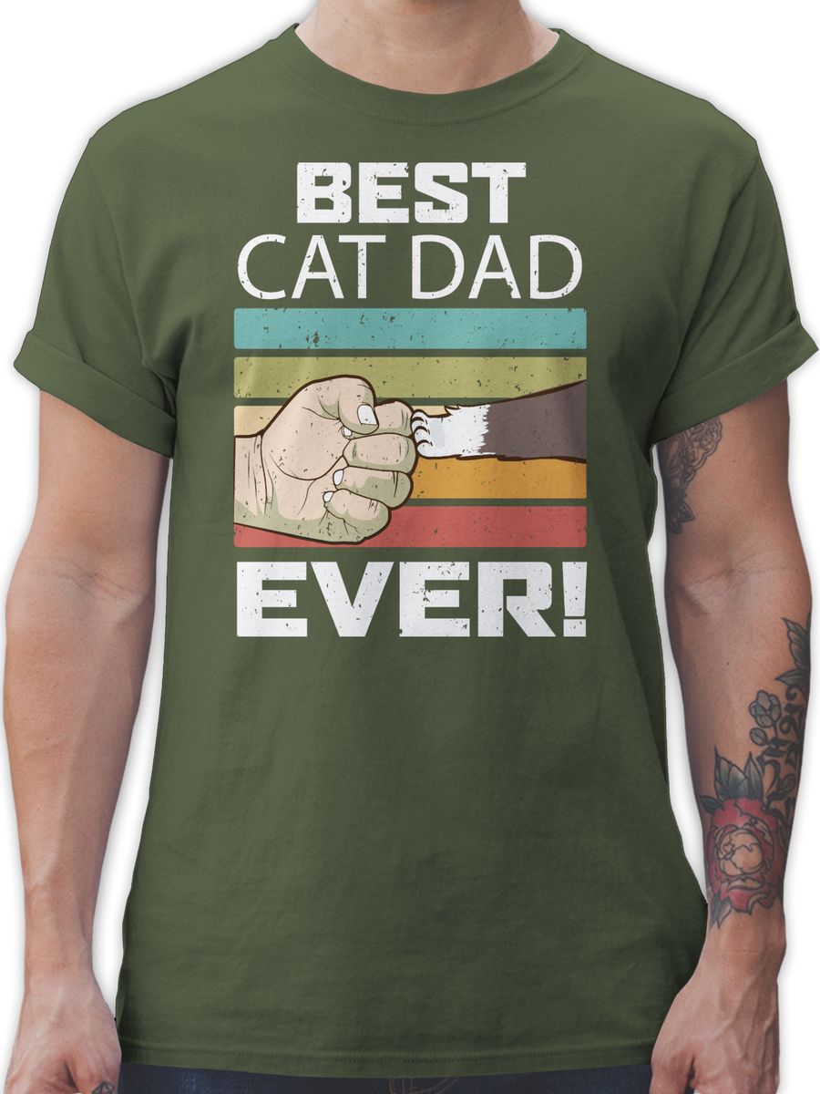 Best Cat Dad Ever Katzenliebhaber Katzenfan Geschenk 