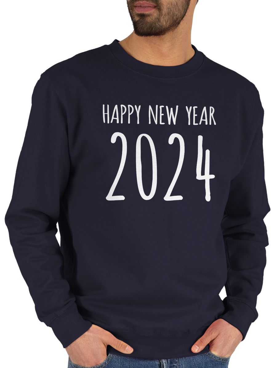 Happy New Year 2024 - weiß