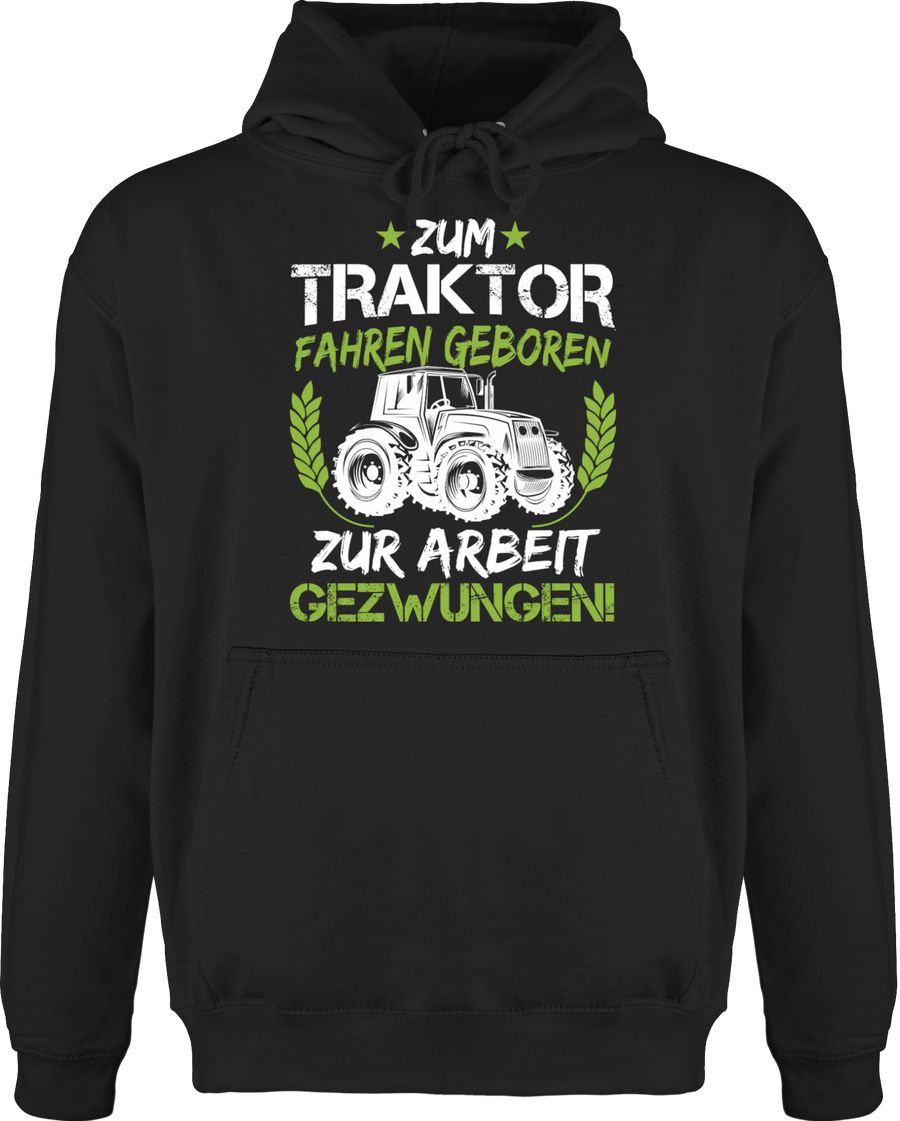 Zum Traktor fahren geboren - grün/weiß