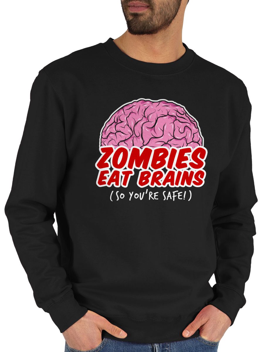 Zombies eat Brains - so you´re safe!