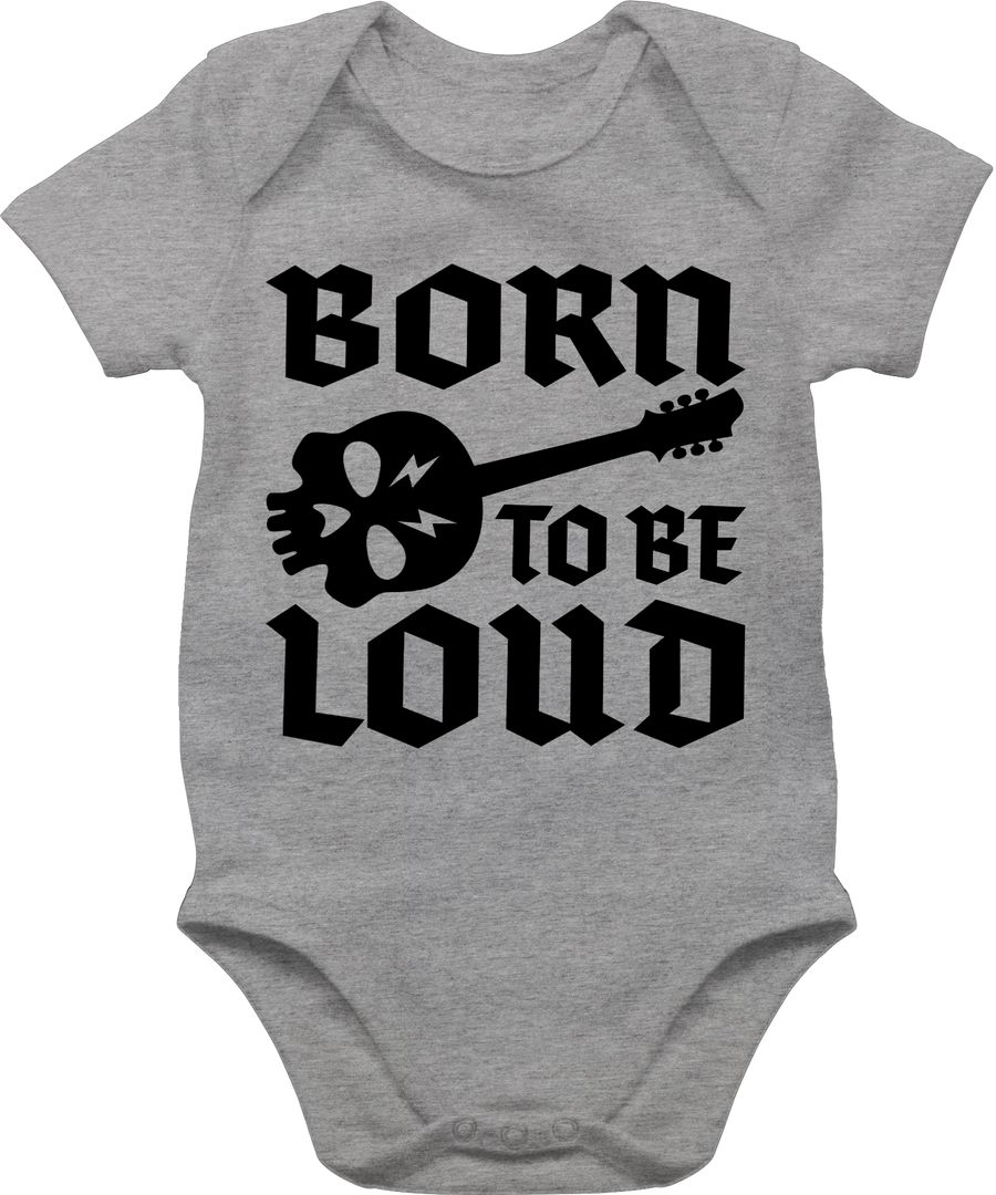 Born to be loud - schwarz