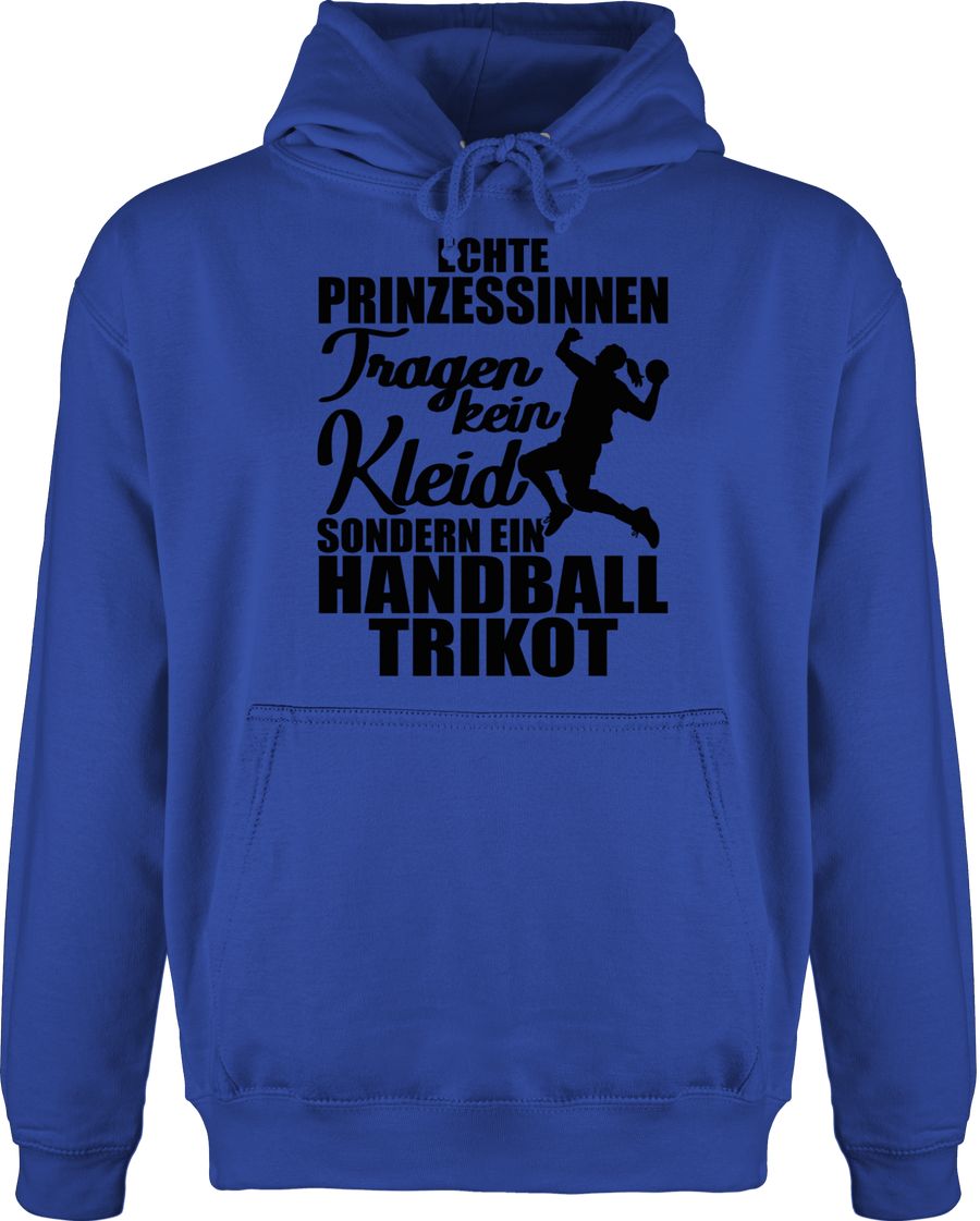 Echte Prinzessinnen tragen kein Kleid sondern ein Handball Trikot - schwarz