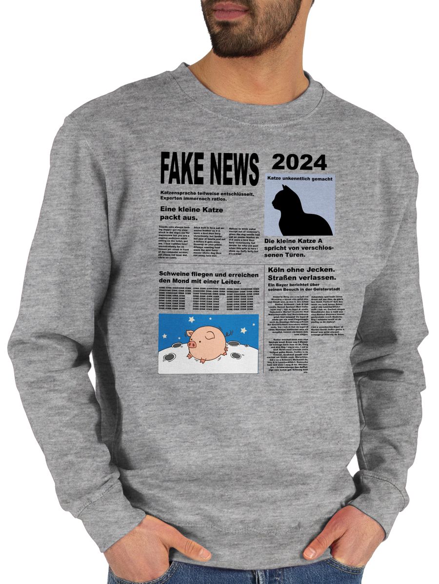 Fake News 2024 Kostüm Newspaper Zeitung