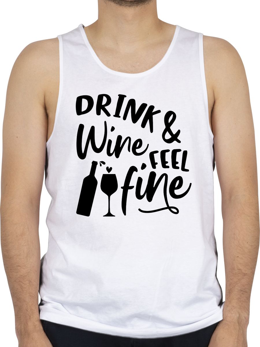 Drink wine and feel fine Typo