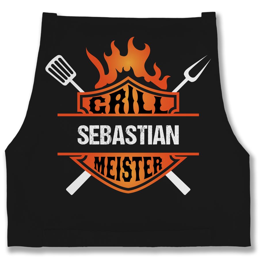 Grillmeister mit Name - Born to Grill