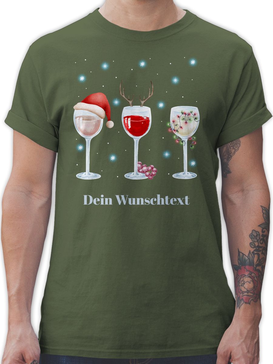 Weingläser Weihnachten
