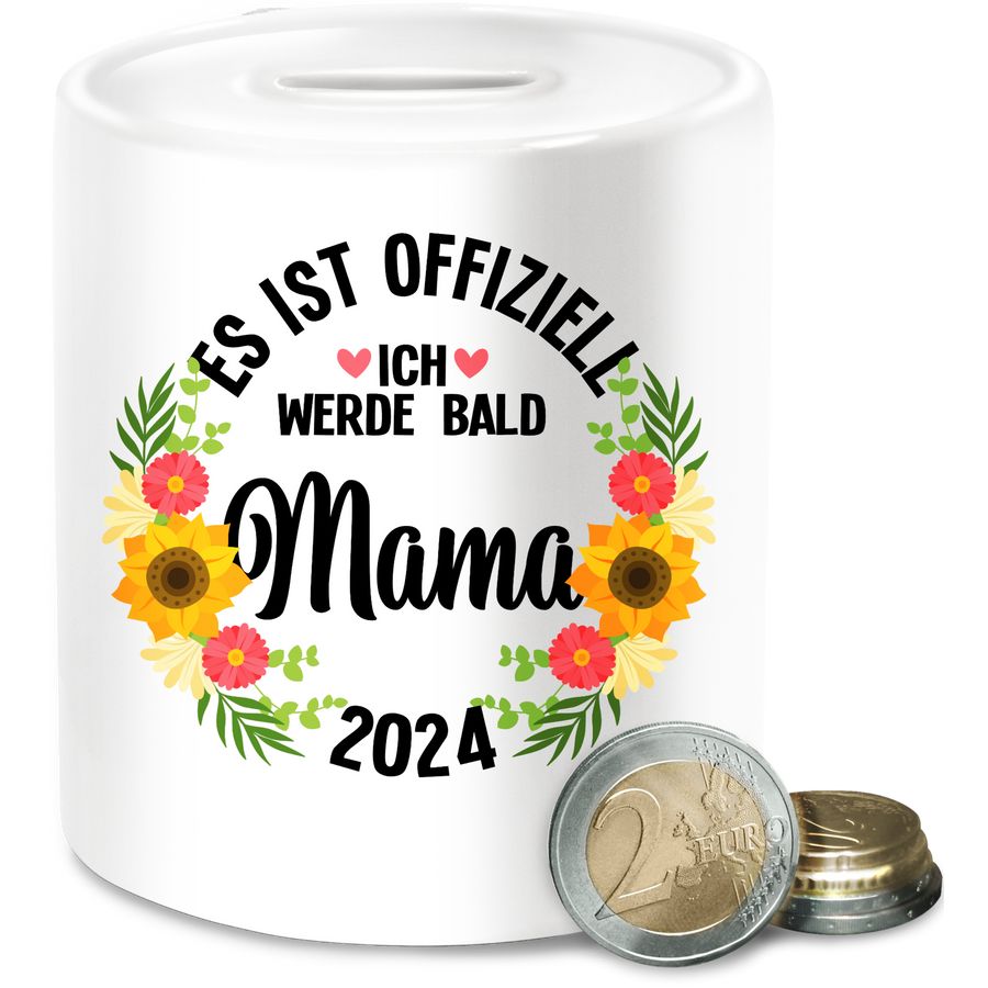 Es ist offiziell ich werde bald Mama 2024 I Geschenkidee werdende Mama